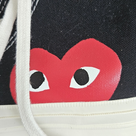 NWOT Converse x Comme des Garçons Collection Colab Men's size 5 Women’s size 7 - Picture 3 of 8